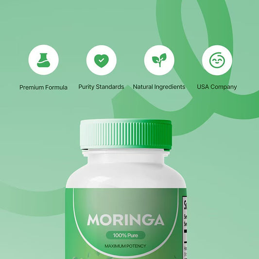 Moringa Capsules for Immune Support, Gut Health & Vitamins