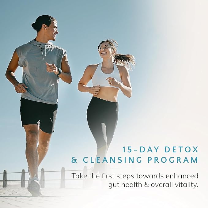 15 Day Gut Cleanse & Detox for Waste Loss to Feel Lighter or Break The Plateau | Natural Cleanse for Men & Women