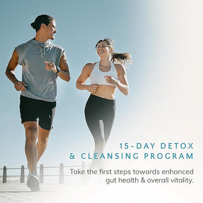 15 Day Gut Cleanse & Detox for Waste Loss to Feel Lighter or Break The Plateau | Natural Cleanse for Men & Women