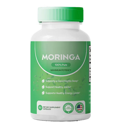 Moringa Capsules for Immune Support, Gut Health & Vitamins